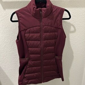 Lululemon Athletica Maroon Puffer Vest